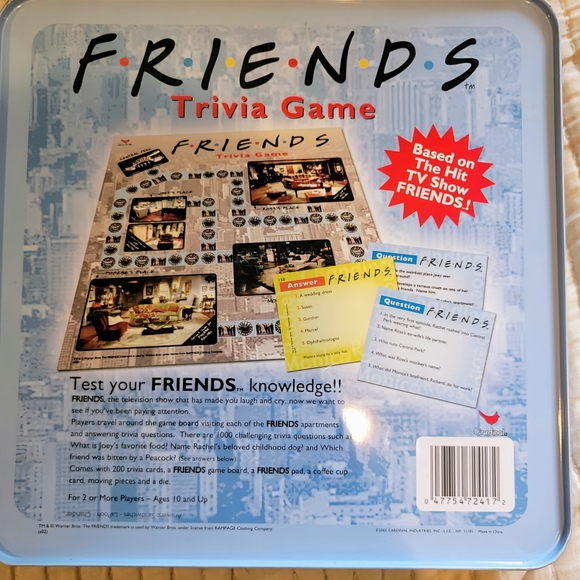 FRIENDS TRIVIA GAME LOT 13 - Picture 6 of 6